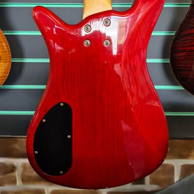Warwick Rockbass Streamer Standard Trans Red 2002 Electric Bass image 14