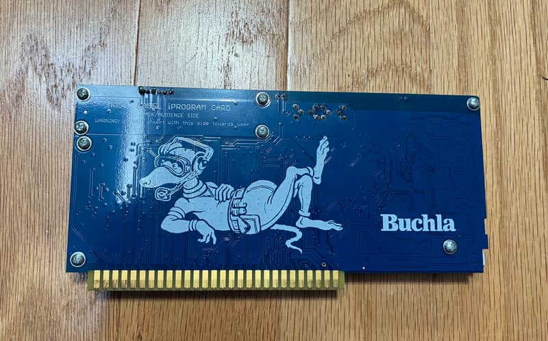 Buchla Music Easel iProgram Card 2010s - Blue image 1