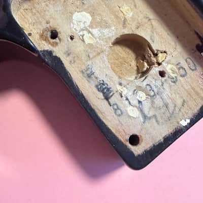 2010 Fender Telecaster Body MIM Black Finish image 9