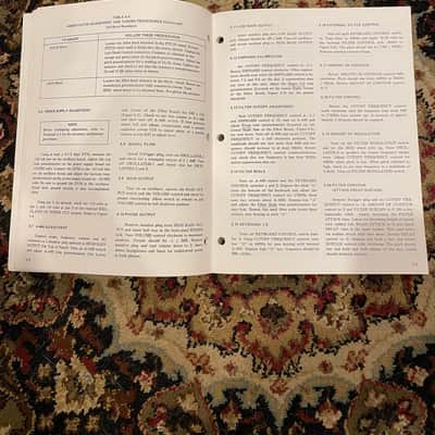 Original MiniMoog Model D Service Manual Bundle image 2