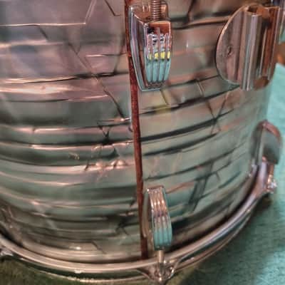 Ludwig 14"(Diameter)x10"(Depth) Tom 1970's - Sky Blue Pearl image 4