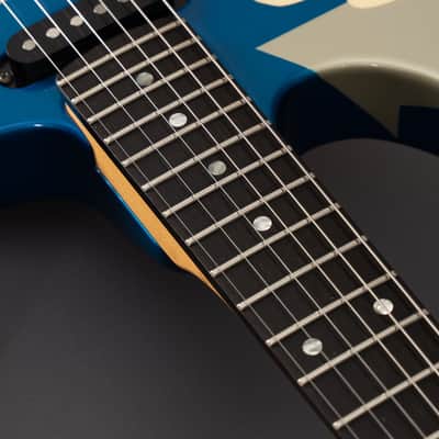 ESP Kamikaze II George Lynch Blue Camo 1989 image 14
