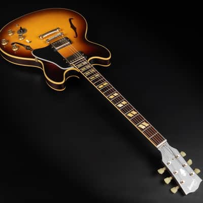 2014 Gibson Custom Shop Memphis ‘64 ES-345TD - Historic Burst VOS | USA Vintage 1964 Reissue Varitone Switch 3.79kg | CoA OHSC image 7