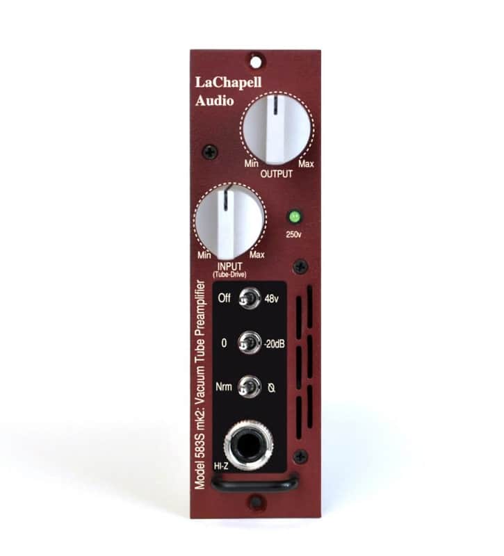 LaChapell Audio 583s mk2 500 Series Vacuum Tube Mic Preamp Module image 1