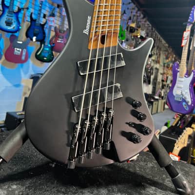 Ibanez Bass Workshop EHB1005MS Bass Guitar - Black Flat Auth Deal! 031 Get Plek’d image 5