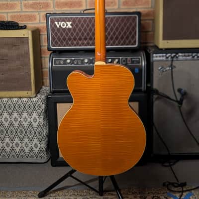 Gretsch G6120TM - Tiger Maple Orange image 2