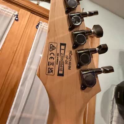 Ibanez RG421AHM Blue Moon Burst + Gig Bag + Strap + Accessories – Excellent Condition image 2