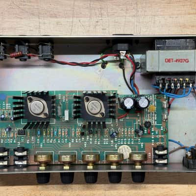 SERVICED Vintage Marshall 3505 Micro Bass head Made in England 1987 (Lead 12) image 12