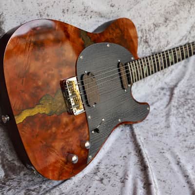 Immagine GB Liuteria Traditional Tele walnuts burl and resin - 5