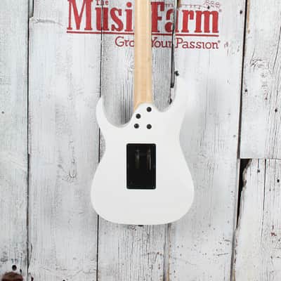 Ibanez RG Series RG350DX Solid Body Electric Guitar White Finish image 6