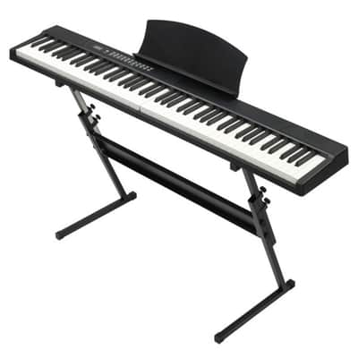 88-Key Digital Piano w/ Stand, Semi-Weighted Keys, Bluetooth MIDI, Headphones & Bag – Full Home Keyboard Kit image 2