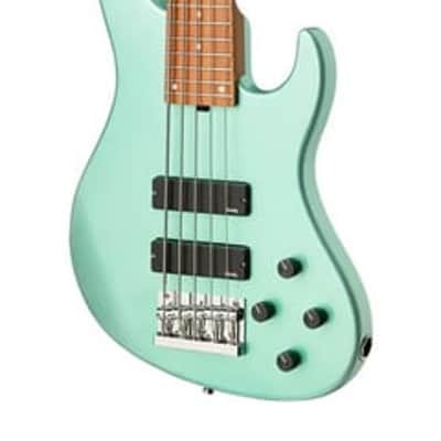 Sadowsky MetroExpress 5-String 24-Fret Modern Bass Roasted Maple Fingerboard 5-String Solid Sage Green Metallic High Polish image 8