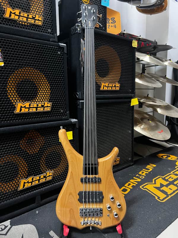 Warwick Infinity 5 Bass Fretless Natural image 1