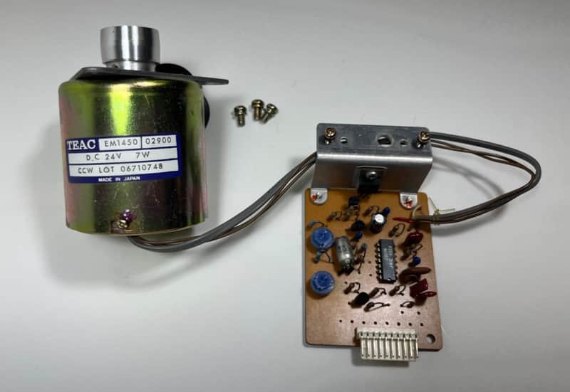 Tascam Teac 38 34 32 3440 Reel Tape Capstan Motor EM1450 • Serviced Funktional Technologies • Authorized service since 1980 image 1
