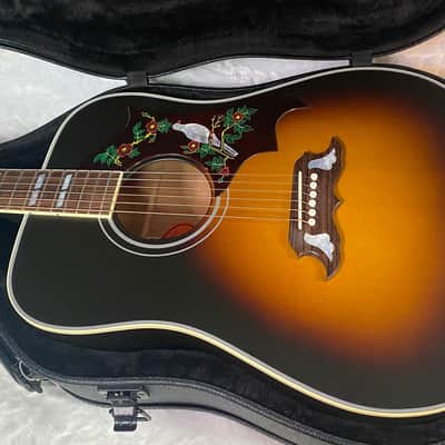 NEW ! Gibson Acoustic Dove Mahogany Acoustic-Electric Guitar - Vintage Sunburst Satin - 4.75lbs - Authorized Dealer - G07200 image 12