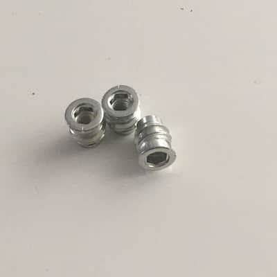 3 NecTite Neck Screw Machine Inserts for Strat Tele Bass Custom Guitar Necks Luthiers image 2