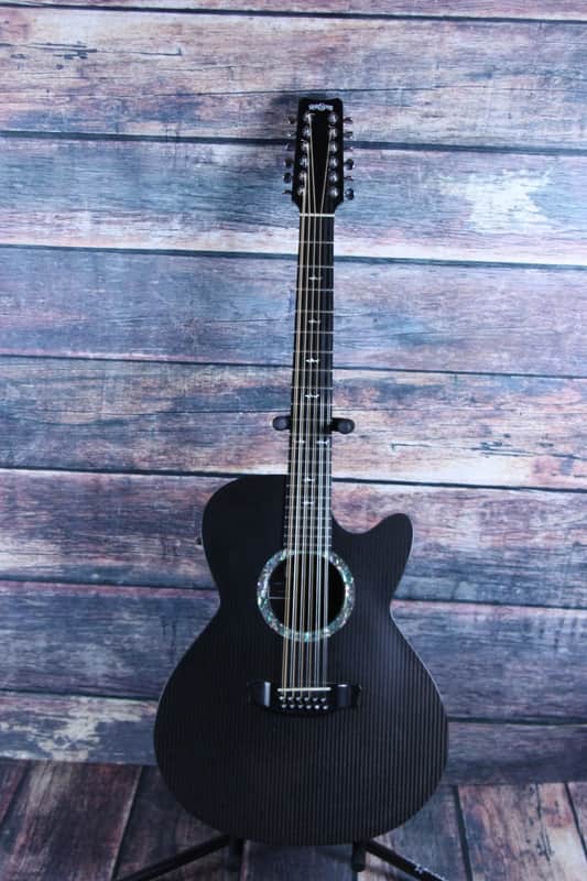 Rainsong WS-3000 12 string acoustic electric Carbon Fiber guitar with hard shell case image 1