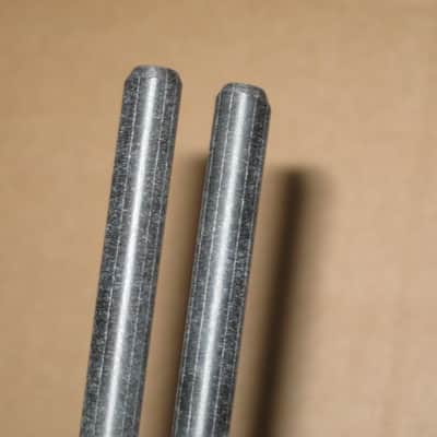 one pair new old stock Gambal GPL(UG13GPLXX) Percussive Keyboard Mallets (for xylophones and glockenspiels), 1 inch Clear (but cloudy) Hard Nylon Ball Heads with Black Synthetic Shafts, with original packaging - from 1990s - early 2000s image 20