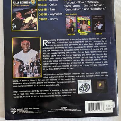 Ultimate Play-Along Billy Cobham Conundrum Drum Trax CD Sheet Music Book image 2