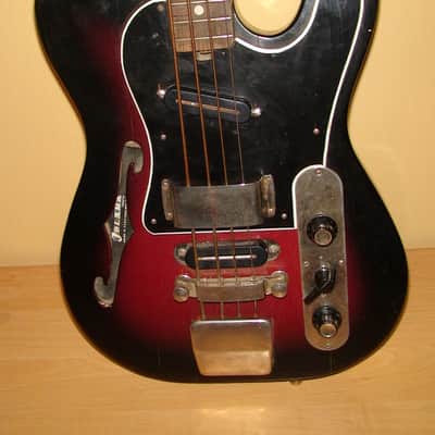 Jolana Iris Bass Guitar Czechoslovakian  Vintage and Rare image 1