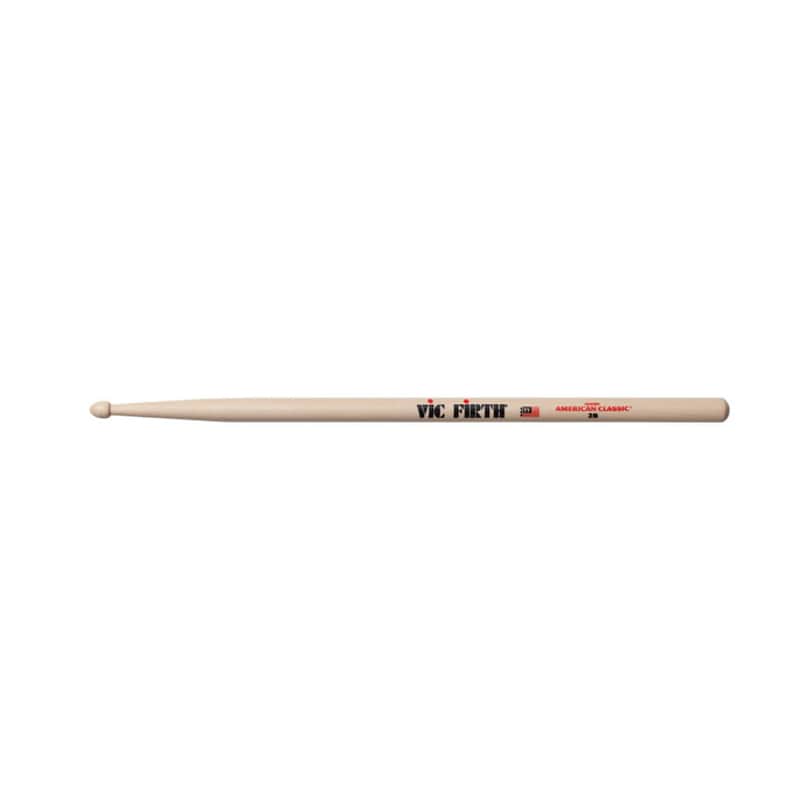 Vic Firth 2B American Classic Wood Tip Drum Stick Pair image 1