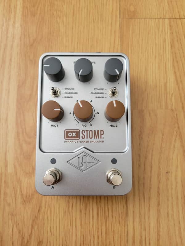 Universal Audio OX Stomp Dynamic Speaker Emulator 2023 - Present - Silver image 1