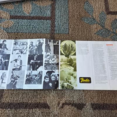 Vintage 1968 Fender Musical Instruments Full-Line Catalog! Rare, Original Case Candy, Paperwork! image 3