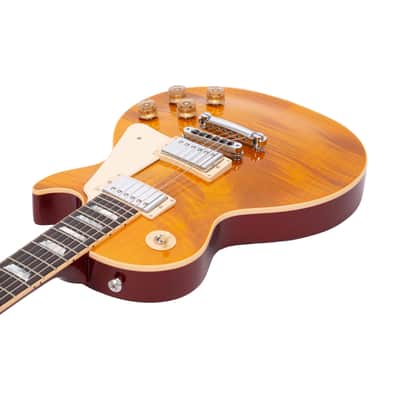 2015 Gibson Les Paul Standard Electric Guitar, Trans Amber Cherry Back Candy, 15006XXXX image 2