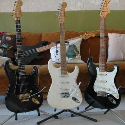 Fender Stratocaster STS 55M 1990 Fujigen Japan MIJ Rare Short Scale Maxon Scalloped Blackmore image 15