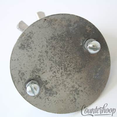 Ludwig Floor Tom Leg/L-Arm/Bass Drum Spur Mount Chrome Vintage 70s+Backing Plate image 3