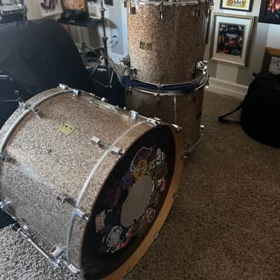 Pork Pie USA Custom 4pc Drum Kit 24/12/16/18 – Made in USA image 17