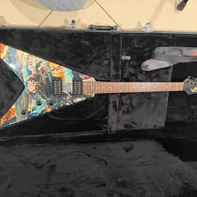 Dean VMNT Dave Mustaine "Rust in Peace" Signature Flying V – Excellent Condition – w/ Dean Hardshell Case image 13
