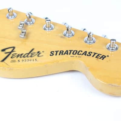 1979 Vintage Fender Stratocaster Maple Rosewood Fretboard NECK  Strat w/Original Tuners USA 1970s CBS Era image 15