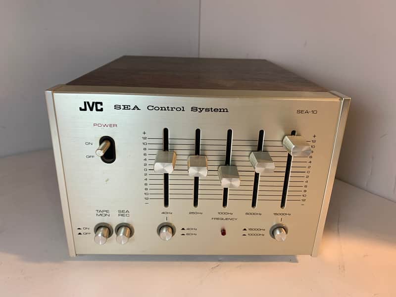 1978 JVC SEA-10 silver face vintage stereo equalizer image 1
