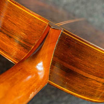 Masaru Kohno No.10 1968 SP/BRZ Rare Brazilian Rosewood, Paris Gold Medal Era image 13