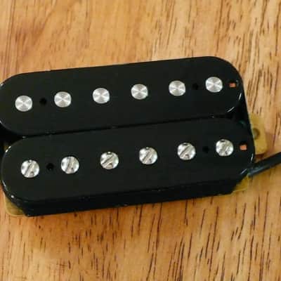 High Output Bridge Humbucker Pickup Black Alnico 2 Magnets 4 Four Conductor Wire image 1
