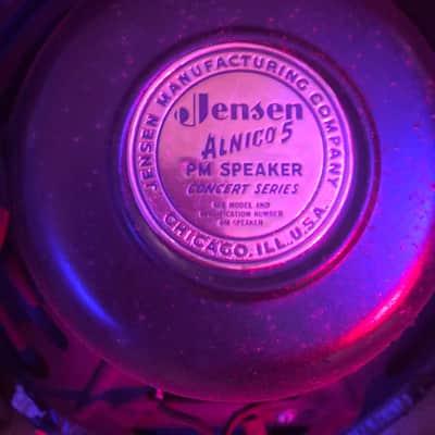 Jensen Alnico 5 pm speaker concert series P12-R 1957 image 1