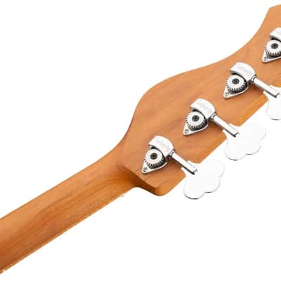 Sadowsky MetroExpress 21-Fret Vintage M Bass, Roasted Maple Fingerboard, 4-String - Solid Champagne Metallic High Polish image 8