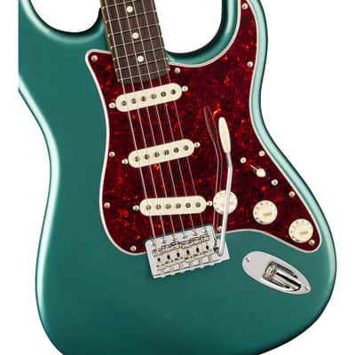 Fender American Professional Classic Stratocaster Rosewood Fingerboard - Faded Sherwood Green Metallic image 1