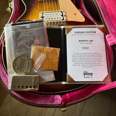 Gibson Custom Dealer Select 1959 Les Paul Standard Electric Guitar - Kindred Burst, Murphy Lab Light Aged, Sweetwater Exclusive 7.8lbs image 9