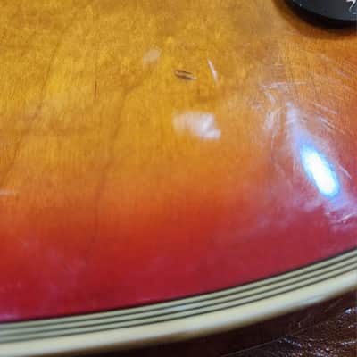 RARE! Greco EG500 Custom Super Real Cherry Burst 1980 Fujigen Japan image 15