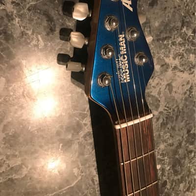Ernie Ball Music Man axis super sport Blue image 5