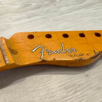Fender Heavy RELIC 50s 51 52 Telecaster Neck, 21 Vintage Tall Frets, 9.5" Radius image 2