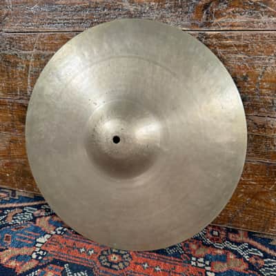 14" Zanchi F&F Vibra 1950s Hi-Hat Single / Crash Cymbal 688g Made in Italy *Video Demo* image 2