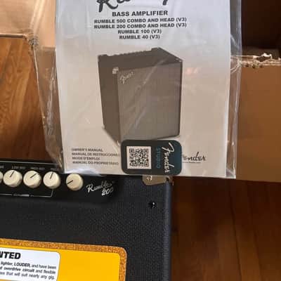 Fender Rumble 200 V3 200-Watt 1x15" Bass Combo 2015 - Present - Black image 4