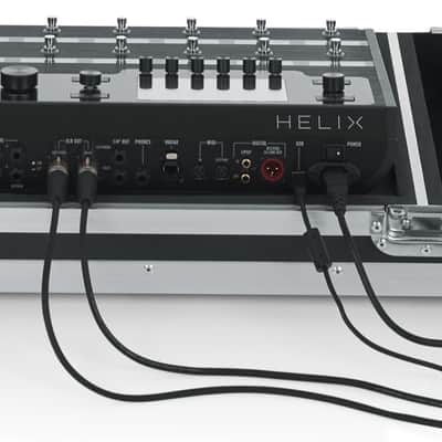 Gator Heavy-Duty G-TOUR Style Live-In Road Case for Line 6 Helix Multi-Effects Floor Processor w/ Wheels image 2