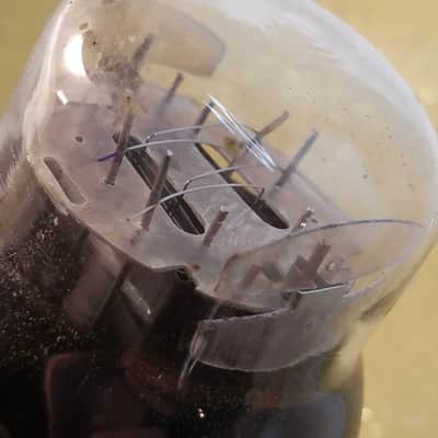 Ken-Rad Tight Matched Pair (2) 2A3 tNOS AT1000 TESTED Vacuum Tubes greyglass dual flat plate hifi Power Triode 1933-1936 image 19