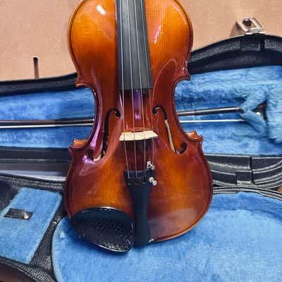 Josef Lorenz Luby (Schonbach) 4/4 Violin – Czechoslovakia w/ Case & Bow image 3