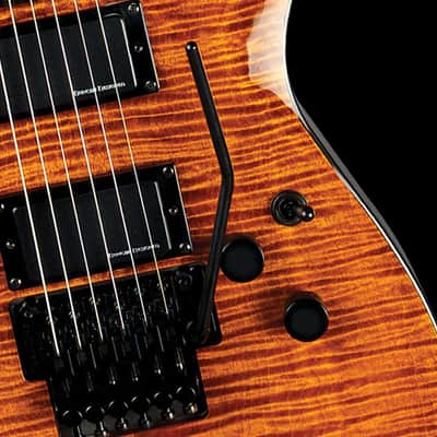 BC Rich VLVTGE Villain Veil Electric Guitar Tigers Eye image 3
