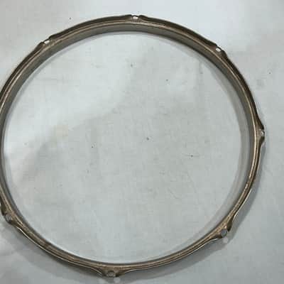 Ludwig 14"/8 lug Stick Chopper Steel Hoop (TDG-HP-1166) 50's - nickel plated image 7